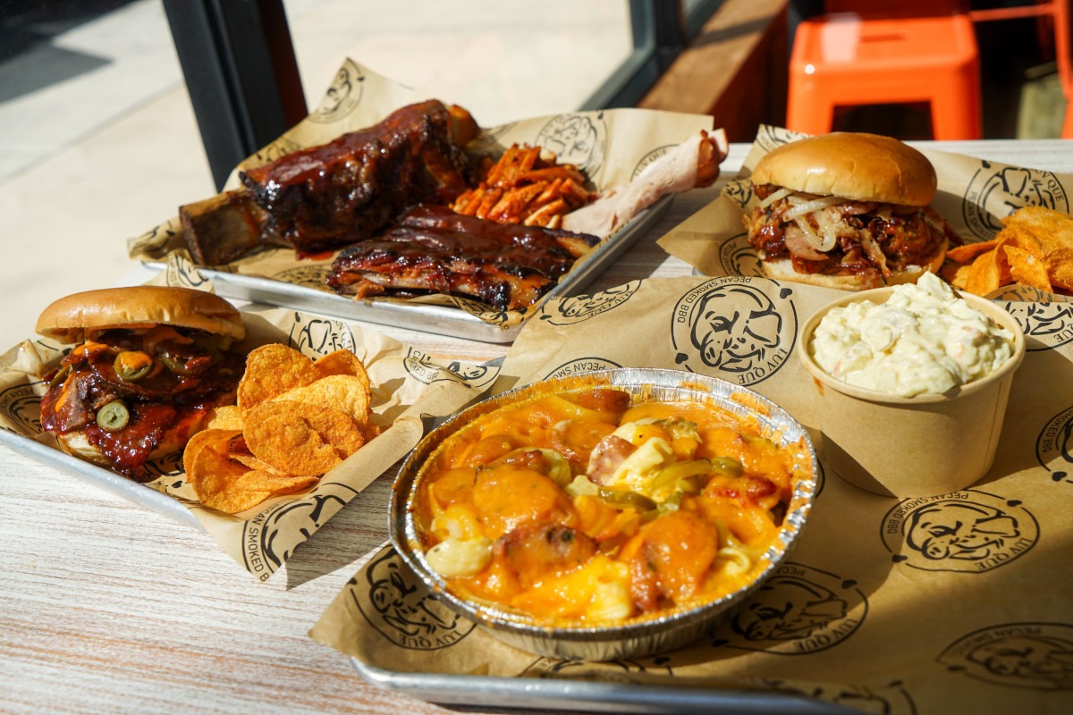 Signature smoked meats served at Southern Luv BBQ